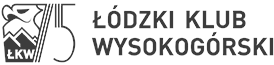 Łódzki Klub Wysokogórski — logo 75-lecia
